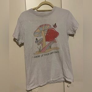 Vintage Grow at your own pace with mushroom & Butterflies